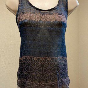 LUSH | Sheer Tank Boho Chic | XS